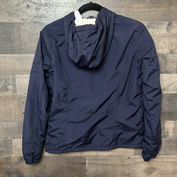 Cozy Navy Blue Eddie Bauer Hooded Jacket - Picture 4 of 5